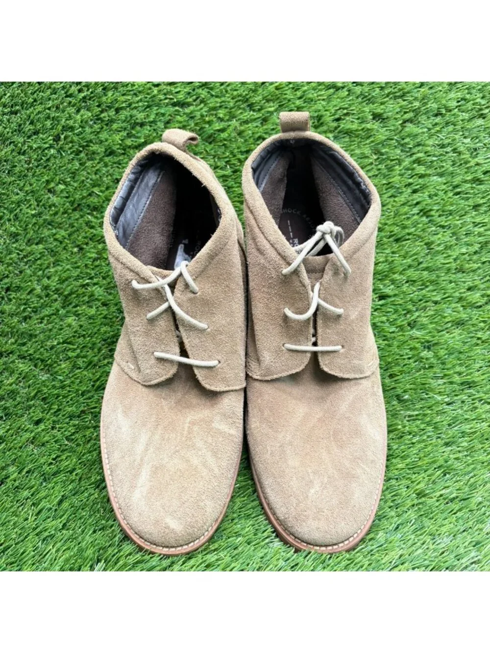 Rockport Charson Mens Size 7E Brown Casual Classic Outdoor Suede Chukka Boots